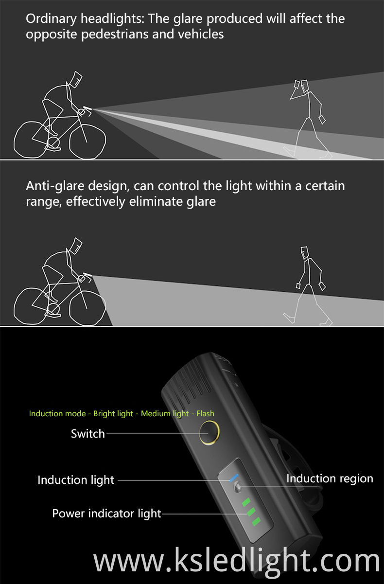 2023 Hot Selling Type-C Rechargeable Bike Light Set Bicycle Head And Tail Light Rechargeable Bicycle Safety Light